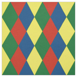 Harlequin-Diamantmuster-Kanal-Schmalboot Stoff
