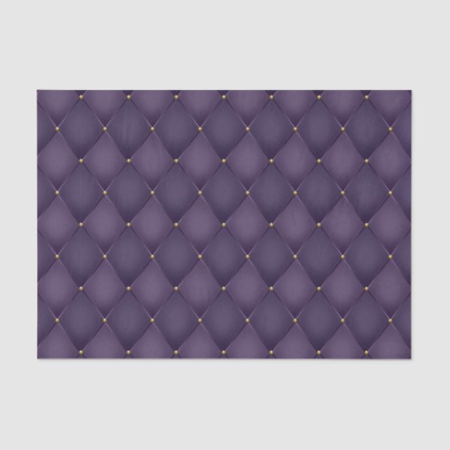 Harlequin Diamond Purple Decoupage Seidenpapier (Vorderseite)
