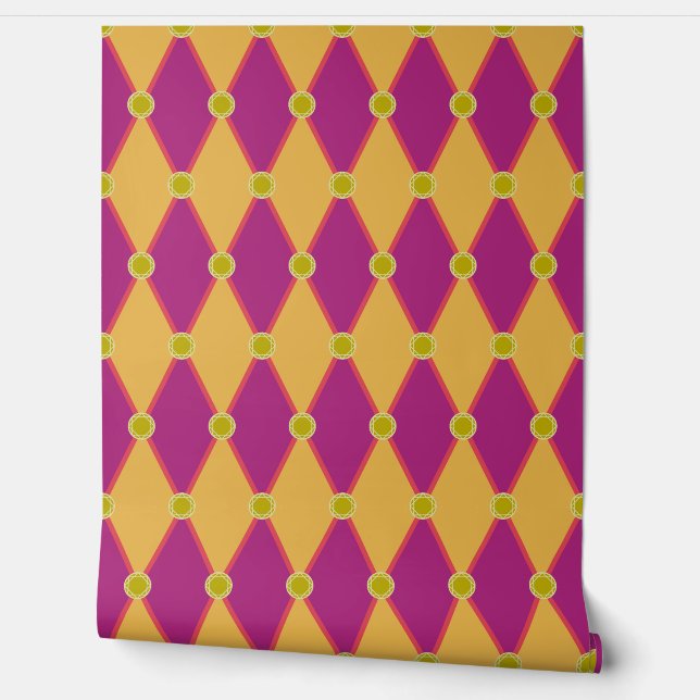 Harlequin Geo Studded GBFOM Tapete (Abrollen)