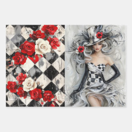 Harlequin Geschenkpapier Set