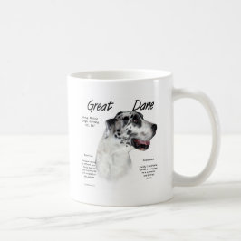 Harlequin Great Dane History Design Kaffeetasse