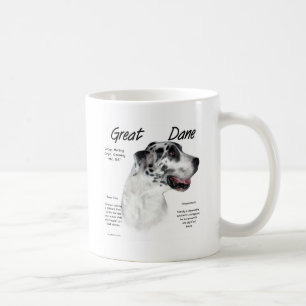 Harlequin Great Dane History Design Kaffeetasse