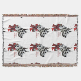 Harlequin Great Dane Weihnachten Decke