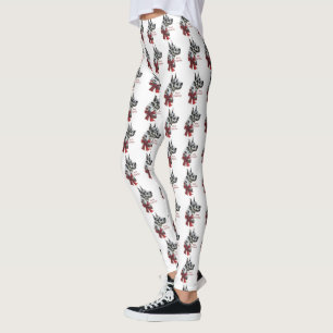 Harlequin Great Dane Weihnachten Leggings