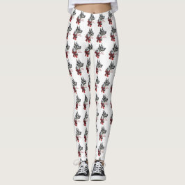 Harlequin Great Dane Weihnachten Leggings