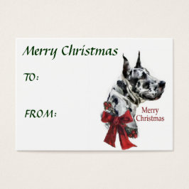 Harlequin Great Dane Weihnachtsgeschenk