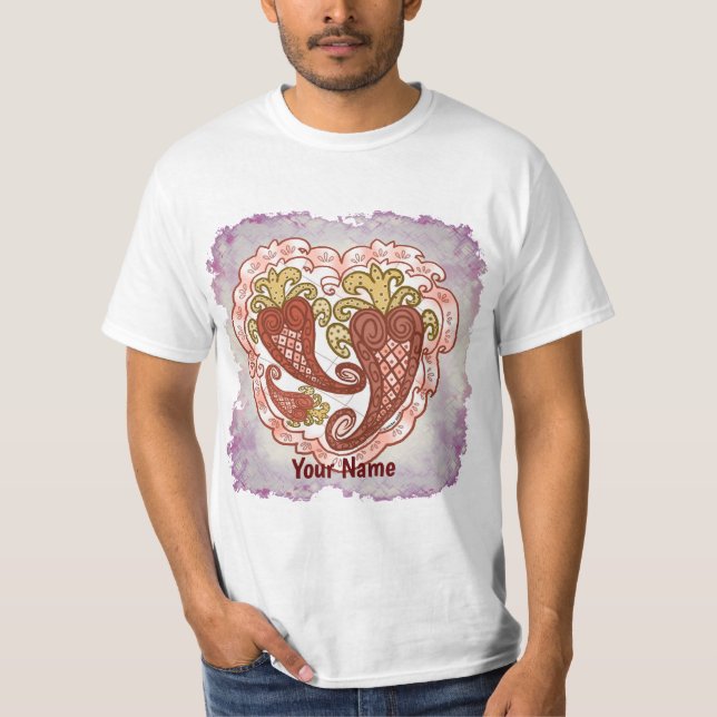 Harlequin Heart T - Shirt (Vorderseite)