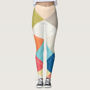 Harlequin Hopscotch - Muster der Raute Leggings