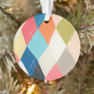 Harlequin Hopscotch - Muster der Raute Ornament