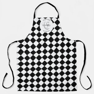 Harlequin & Individuelle Name Schürze