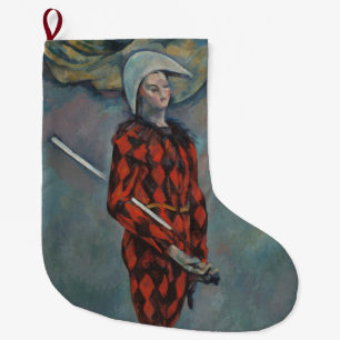 Harlequin (Joker) (von Paul Cézanne) Großer Weihnachtsstrumpf