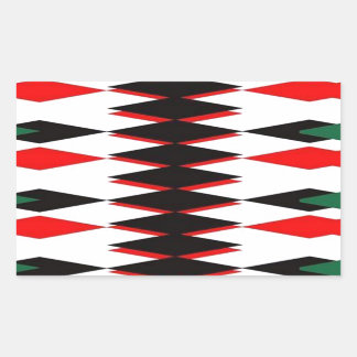 Harlequin Jokers Deck Rechteckiger Aufkleber