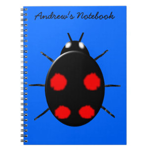 Harlequin Ladybird Anpassbares Notebook Notizblock