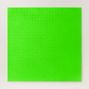Harlequin Neon Green Solid Color Puzzle