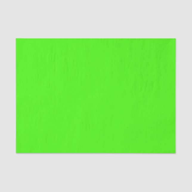 Harlequin Neon Green Solid Color Seidenpapier (Vorderseite)