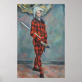 Harlequin - Paul Cézanne Fine Art Poster
