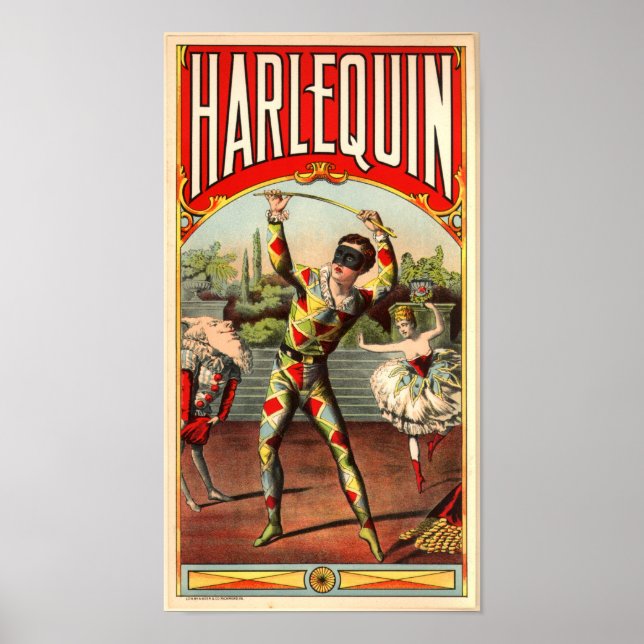 Harlequin Poster (Vorne)