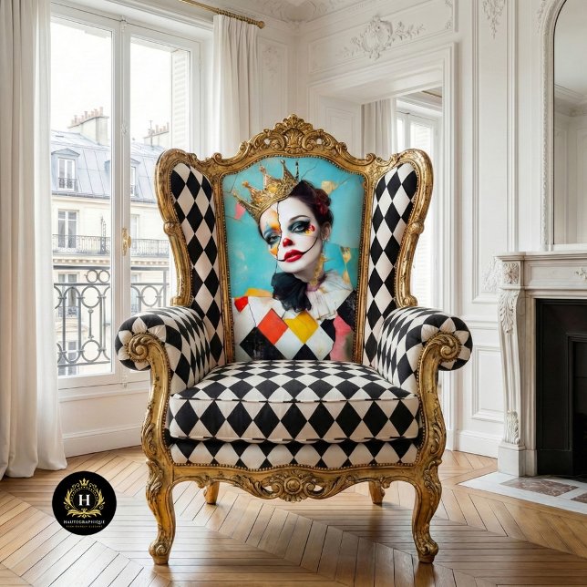 Harlequin Queen Abstrakt Decoupage Seidenpapier (Von Creator hochgeladen)