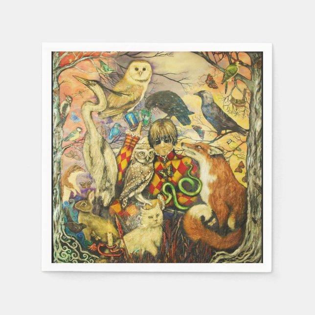 Harlequin Serviette (Vorderseite)