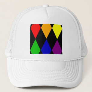 Harlequin-Stolz Truckerkappe
