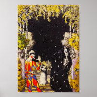 Harlequin und Death Poster