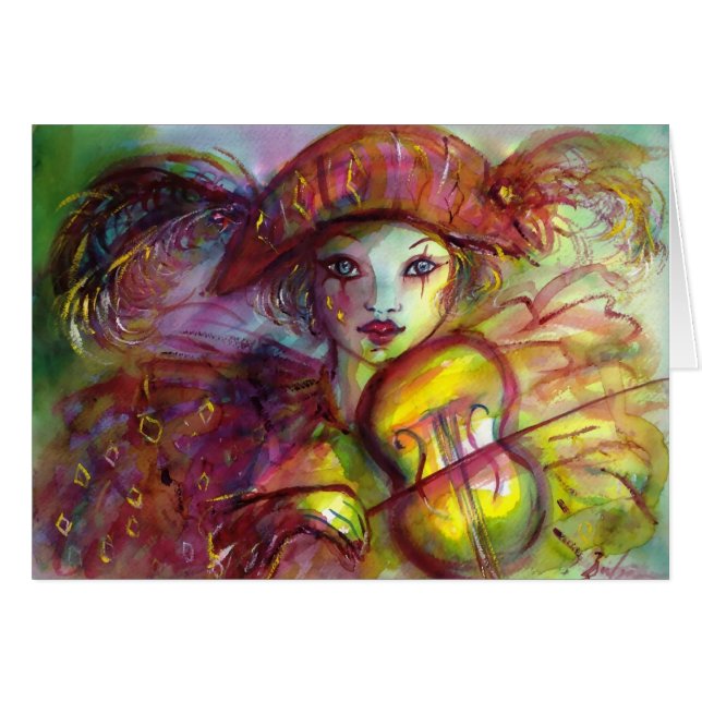 HARLEQUIN / Venezianischer Karneval (Vorderseite (Horizontal))