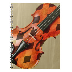 Harlequin Violin Notizblock