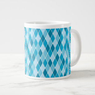Harlequin-Wintermuster Jumbo-Tasse