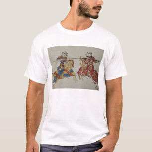 Harley 4205 f.366 turnierende Ritter, c.1445 T-Shirt