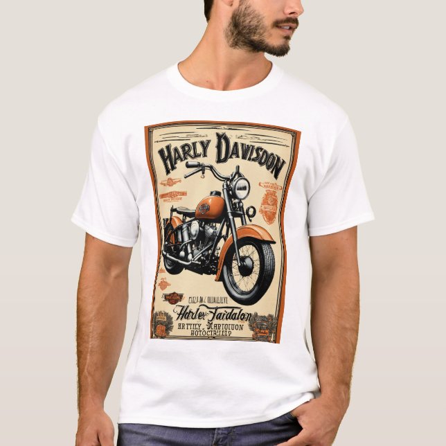 Harley Davidson Customized Tee Shirts (Vorderseite)