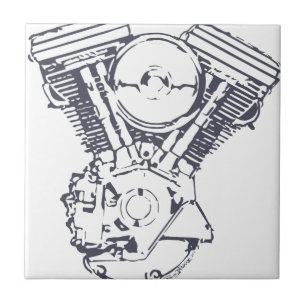 Harley Evolution V-Doppel Fliese