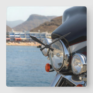 Harley Fairing Quadratische Wanduhr