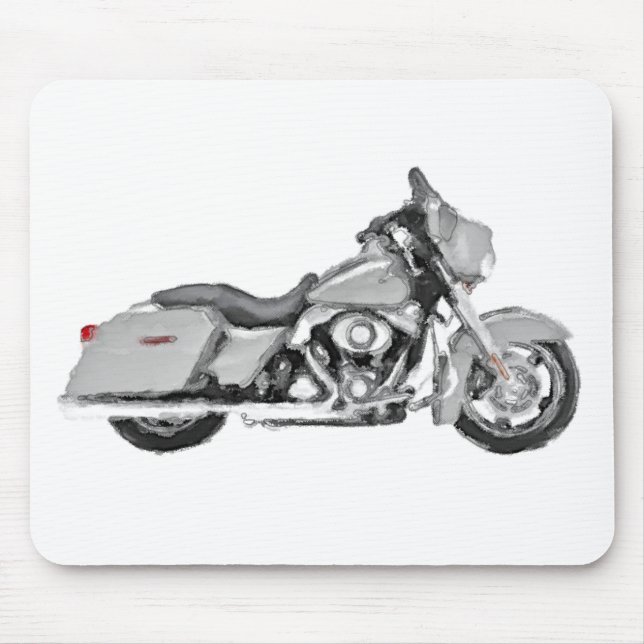 Harley FLHX Straßen-Gleiten-handgemalte Mousepad (Vorne)