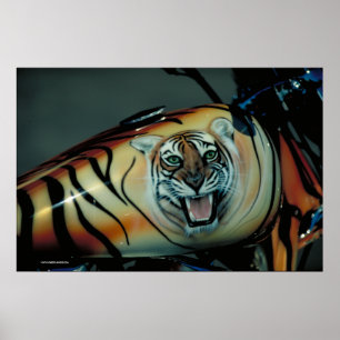 Harley Kraftstofftank - S.D. Poster