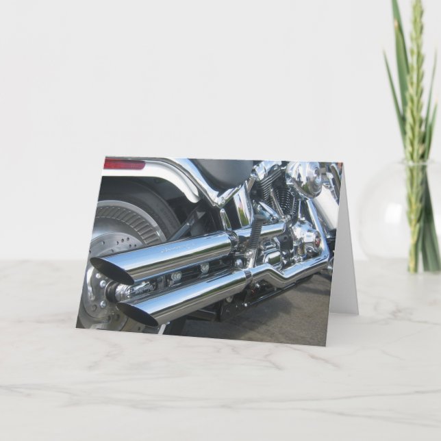 Harley Motorcycle Karte (Vorderseite)