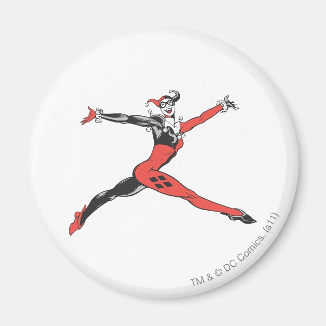 Harley Quinn 3 Magnet (Vorne)