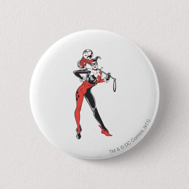 Harley Quinn 4 Button (Vorderseite)