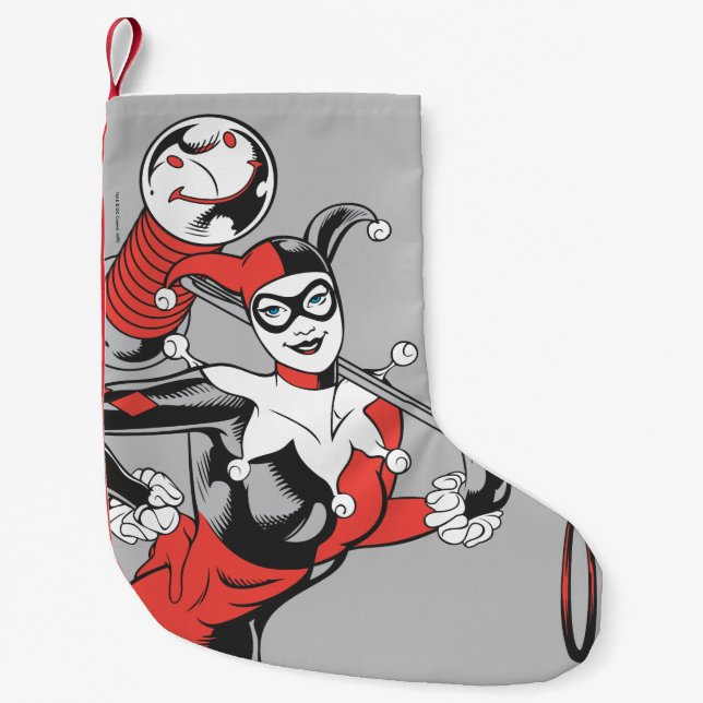 Harley Quinn 4 Kleiner Weihnachtsstrumpf (Vorderseite)