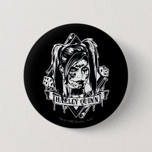 Harley Quinn Abzeichen Button