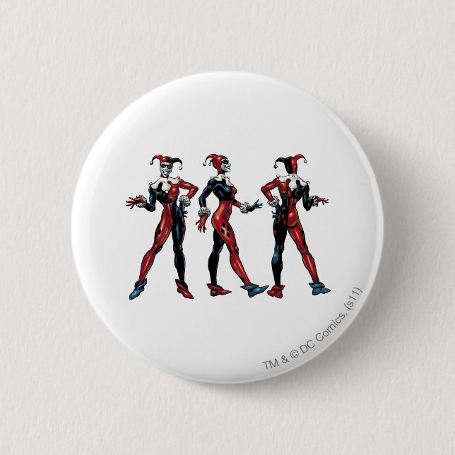 Harley Quinn - Alle Seiten Button (Vorderseite)