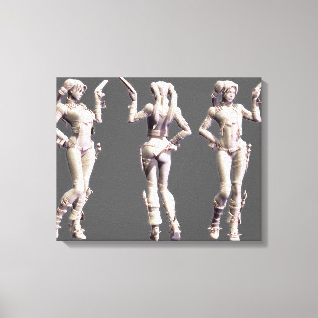 Harley Quinn Alternate 2 Leinwanddruck (Vorderseite)