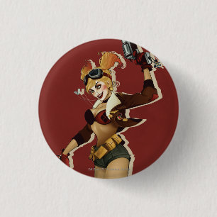 Harley Quinn Bombshells Pinup Button