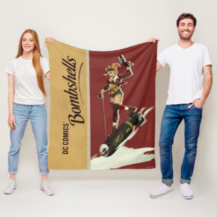 Harley Quinn Bombshells Pinup Fleecedecke