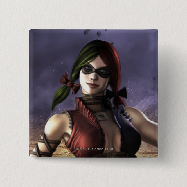 Harley Quinn Button (Vorderseite)