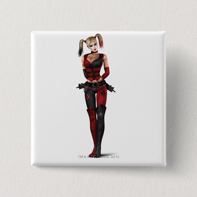 Harley Quinn Button (Vorderseite)