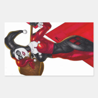 Harley Quinn ~ Harleen Quinzel Rechteckiger Aufkleber