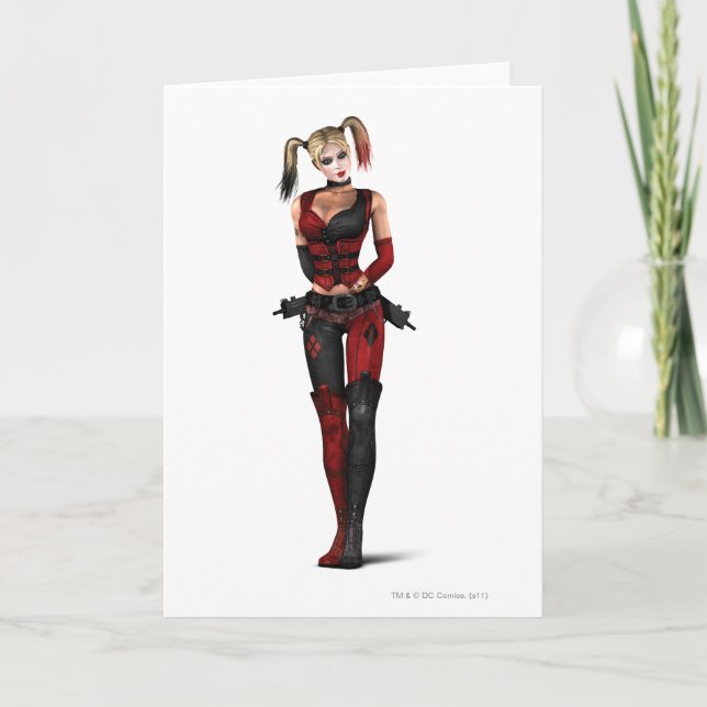 Harley Quinn Karte (Vorderseite)