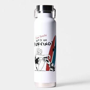 Harley Quinn - Lass uns surfen gehen Trinkflasche