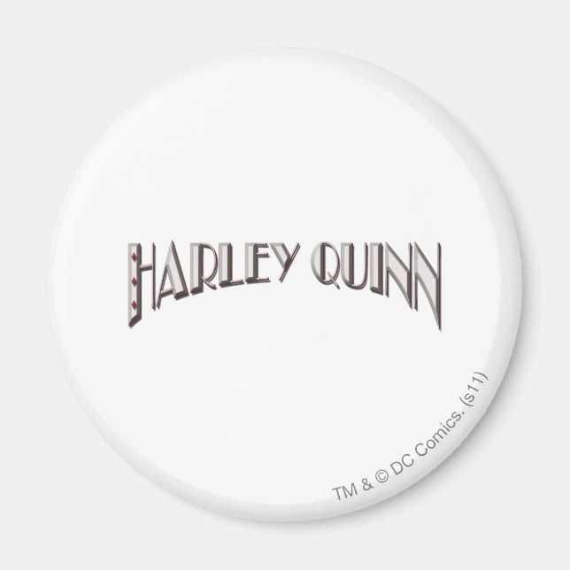 Harley Quinn - Logo Magnet (Vorne)