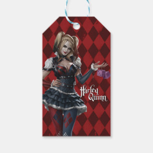 Harley Quinn mit Fuzzy Dice Geschenkanhänger